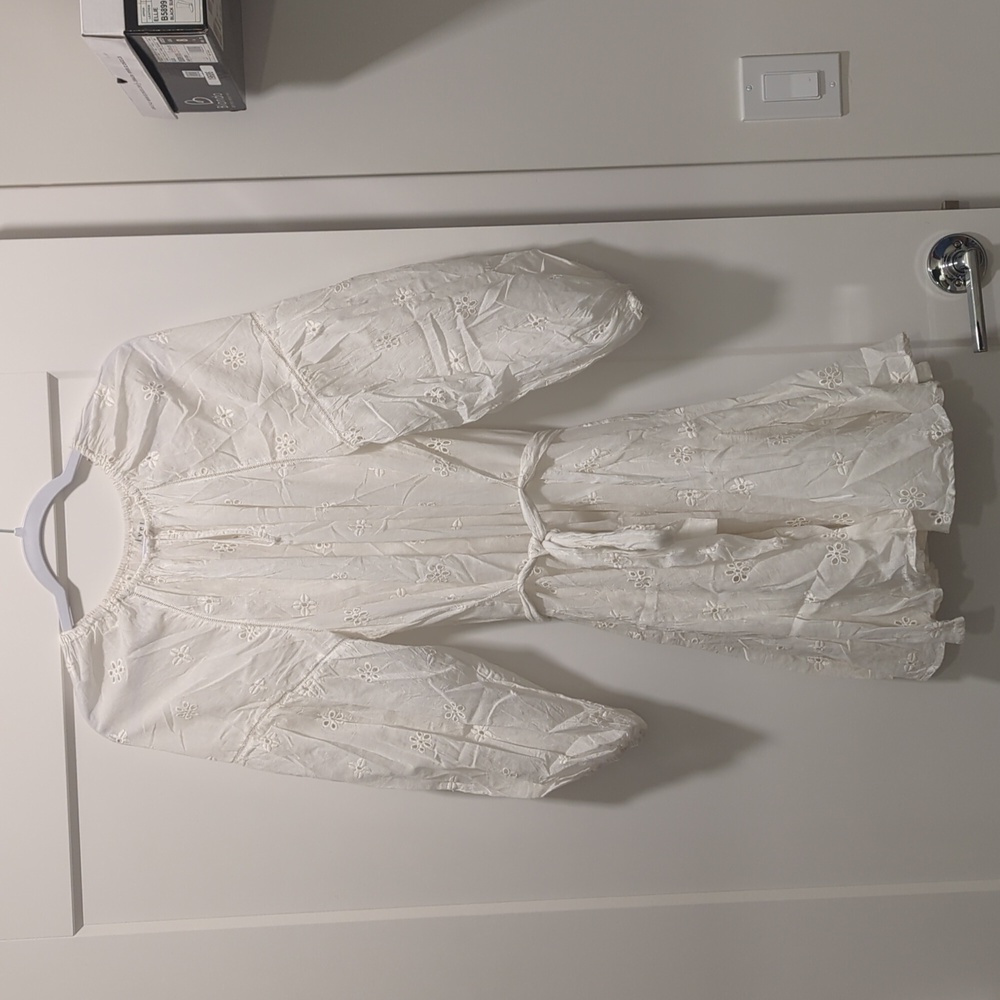 Velvet | White Dress | Eyelet